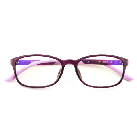 Mind Bridge Big Kids and Teens Computer Glasses (Purple) - CrystalHillGlasses.com