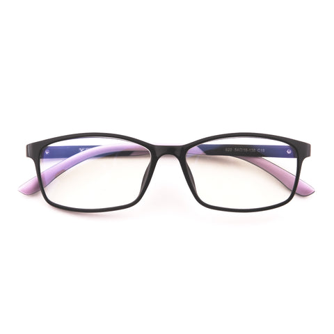 Mind Bridge Big Kids and Teens Computer Glasses (Black Purple) - CrystalHillGlasses.com