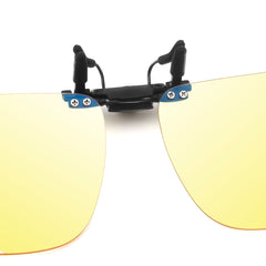 GAMEKING Square Clip-On Computer Glasses - CrystalHillGlasses.com