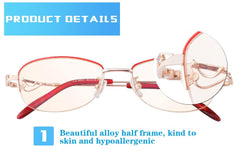 Mind Bridge Ladies' Elegant Computer Reading Glasses 8801 - CrystalHillGlasses.com